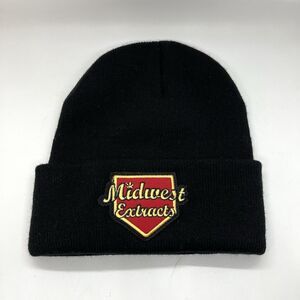 Midwest Extracts Cannabis Merch Black Beanie Hat THC